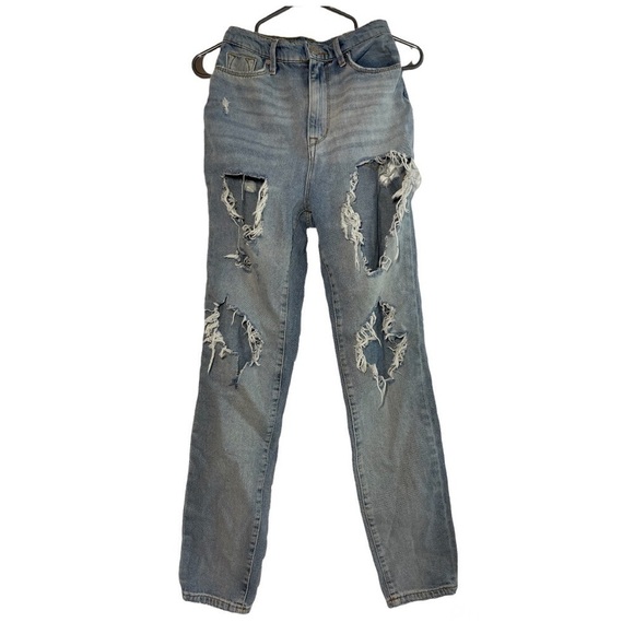 BDG Distressed Mom High Rise Jean size 24 - Picture 7 of 8